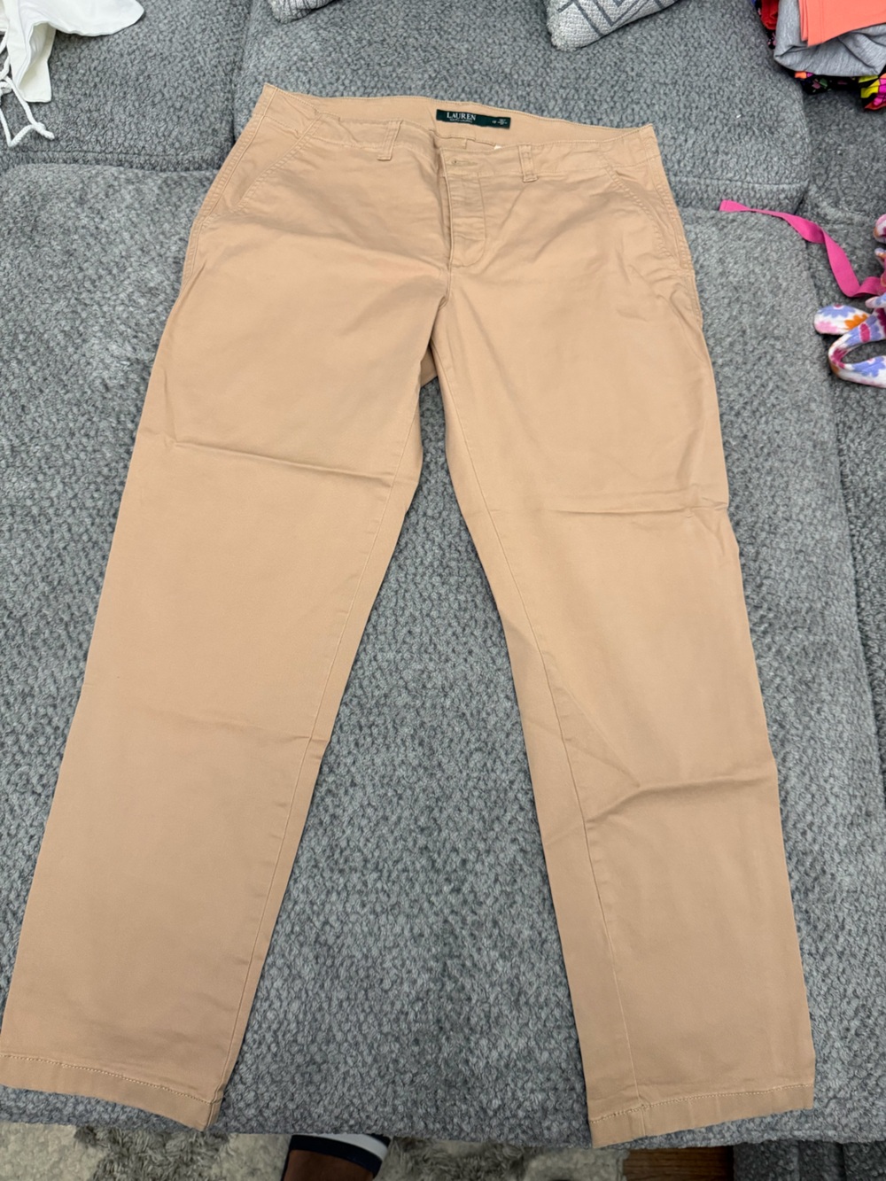 Ralph Lauren Khaki Straight-Leg Chinos
